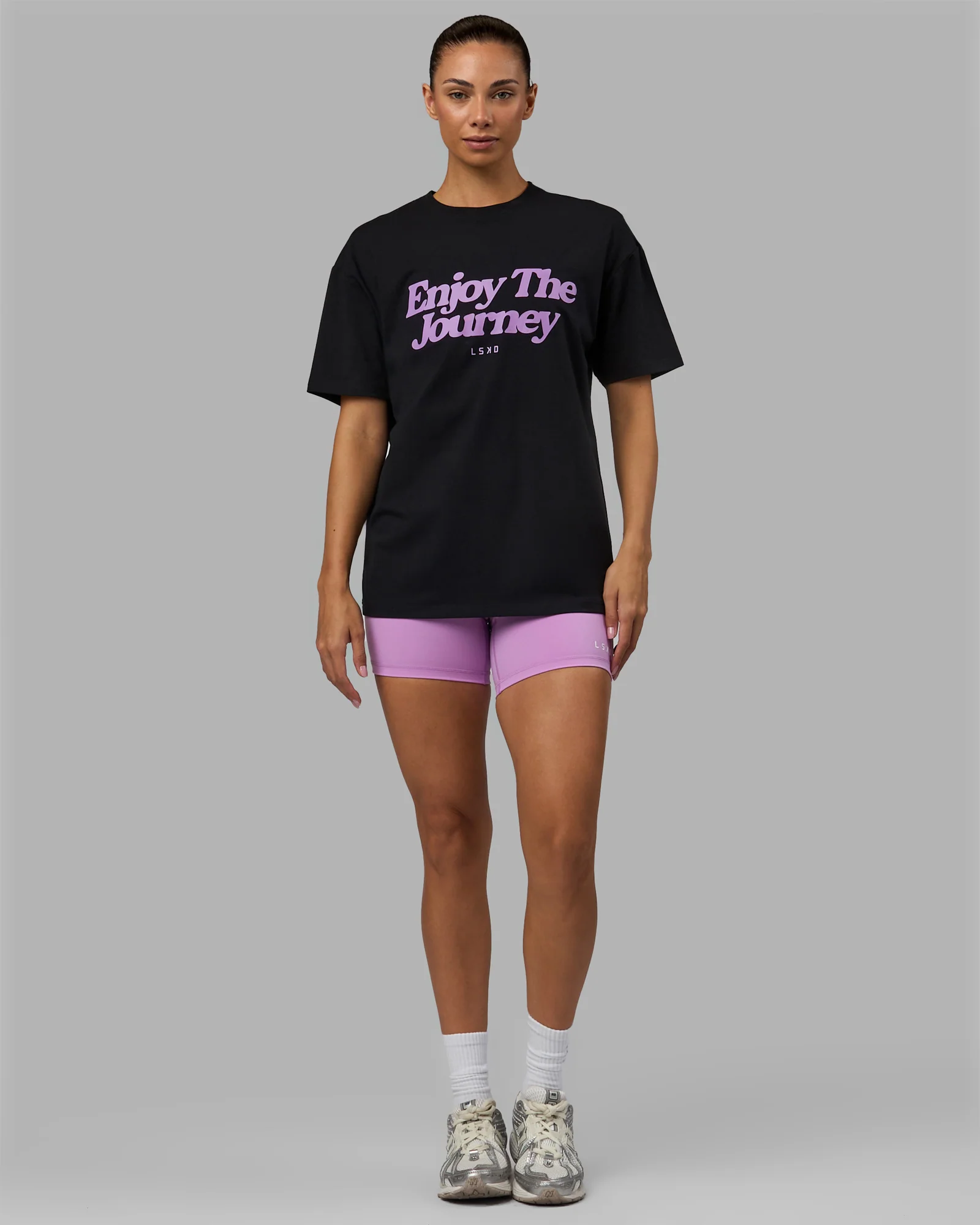 14599-unisex-enjoy-the-journey-flxcotton-tee-oversize-black-light-violet-11.webp Unisex Enjoy The Journey FLXCotton Tee Oversize - Black-Light Violet