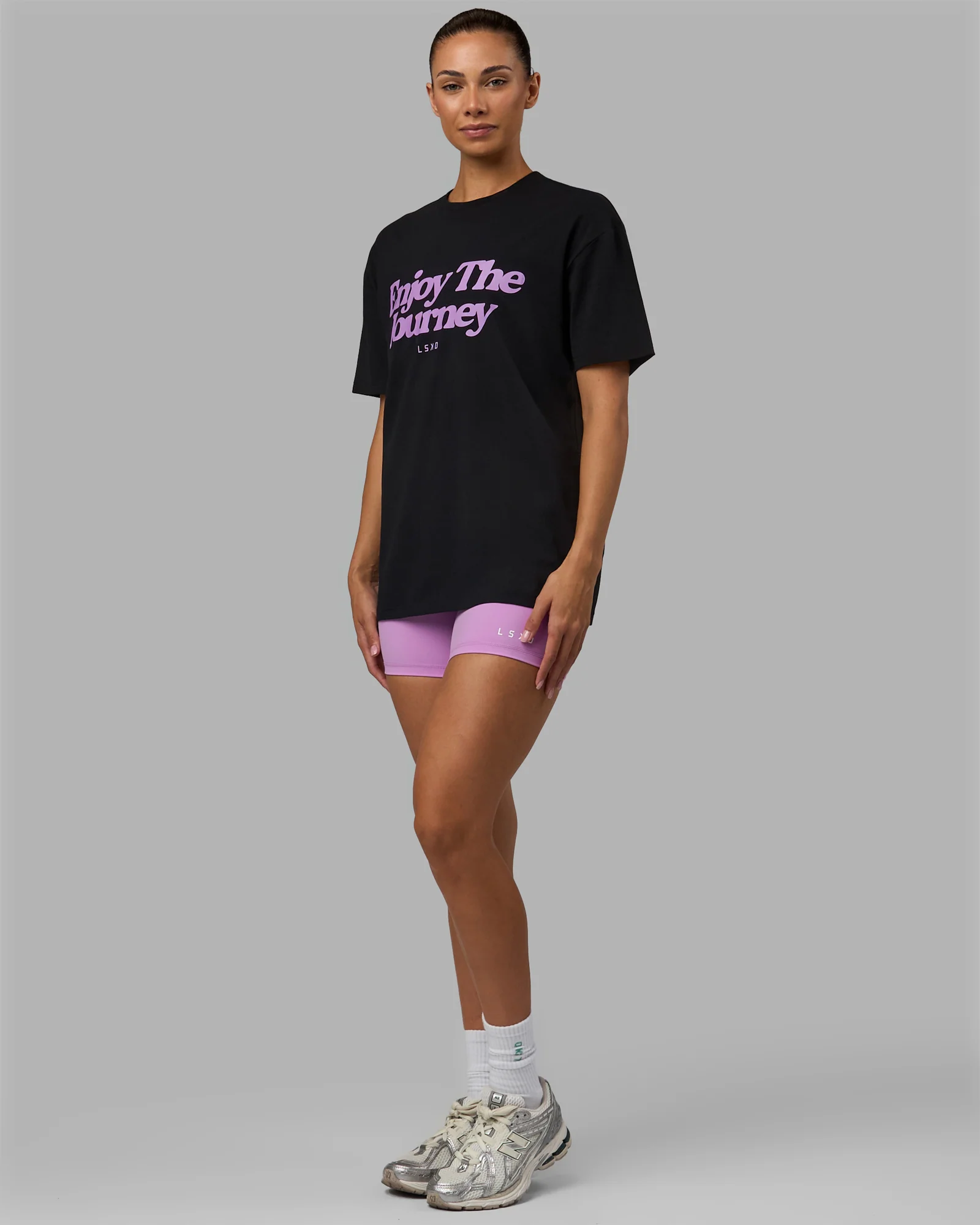 14599-unisex-enjoy-the-journey-flxcotton-tee-oversize-black-light-violet-6.webp Unisex Enjoy The Journey FLXCotton Tee Oversize - Black-Light Violet