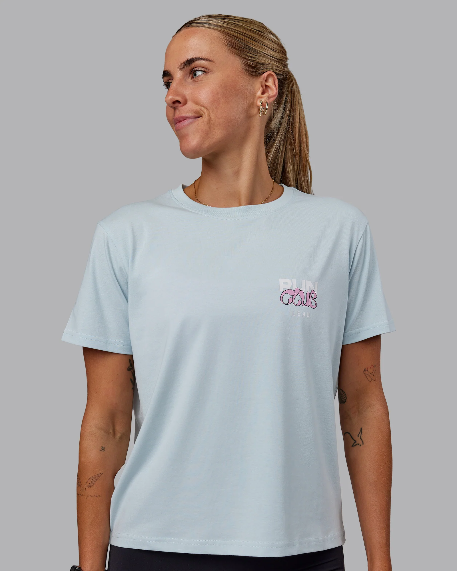 14608-gone-running-flxcotton-tee-skyride-bubblegum-1.webp Gone Running FLXCotton Tee - Skyride-Bubblegum