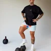Our Journey Heavyweight Oversized Tee - Black-Rainbow