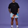 Our Journey Heavyweight Oversized Tee - Black-Rainbow