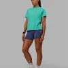 Love The Run FLXCotton Tee - Aquatic Awe-White