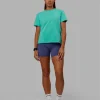 Love The Run FLXCotton Tee - Aquatic Awe-White