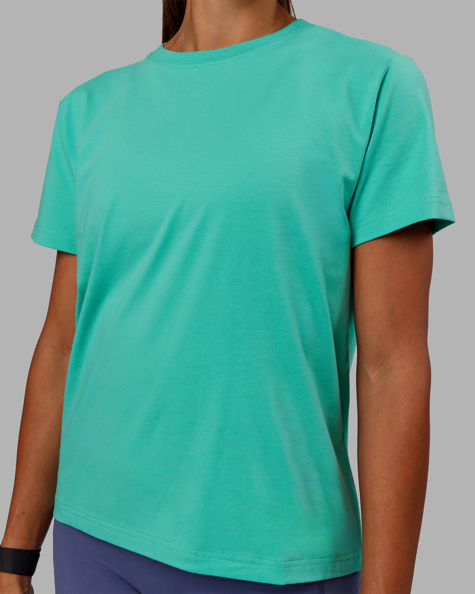 Love The Run FLXCotton Tee - Aquatic Awe-White