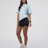 Lifting FLXCotton Oversized Tee - Blue Aura-Ultra Pink