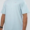 Lifting FLXCotton Oversized Tee - Blue Aura-Ultra Pink