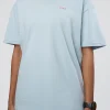 Lifting FLXCotton Oversized Tee - Blue Aura-Ultra Pink