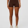 Fusion Ultra High-Rise 4" Short Pockets - Hot Chocolate