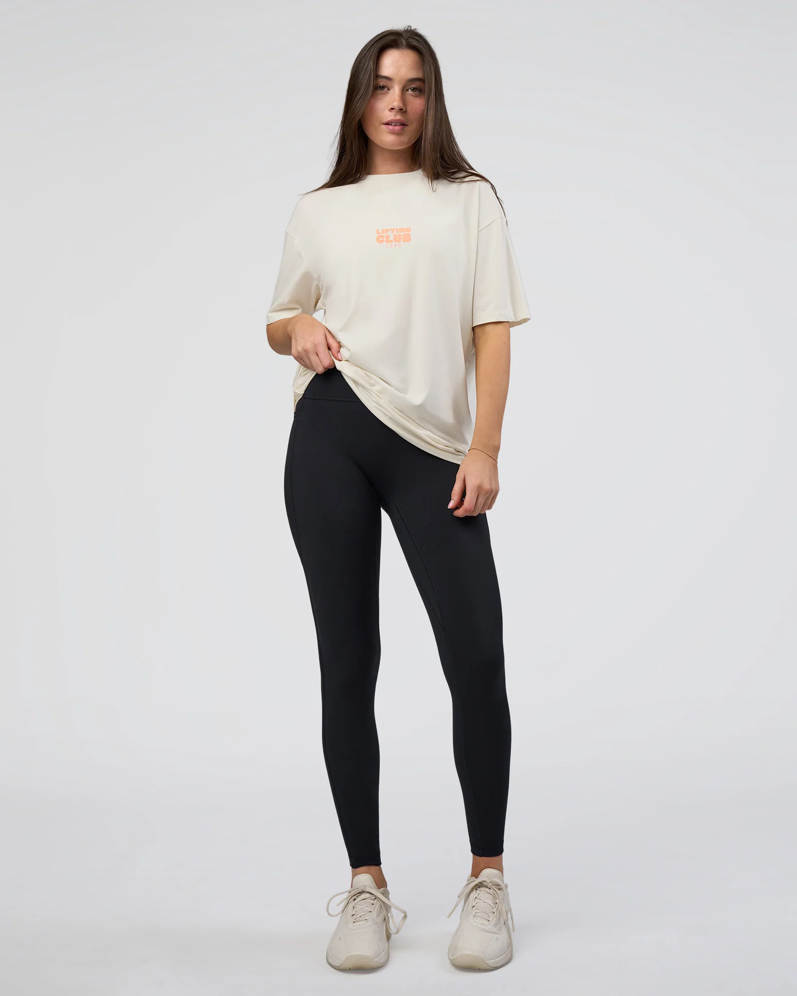 Kettle B FLXCotton Oversized Tee - Sugar Swizzle-Cantaloupe