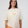 Kettle B FLXCotton Oversized Tee - Sugar Swizzle-Cantaloupe