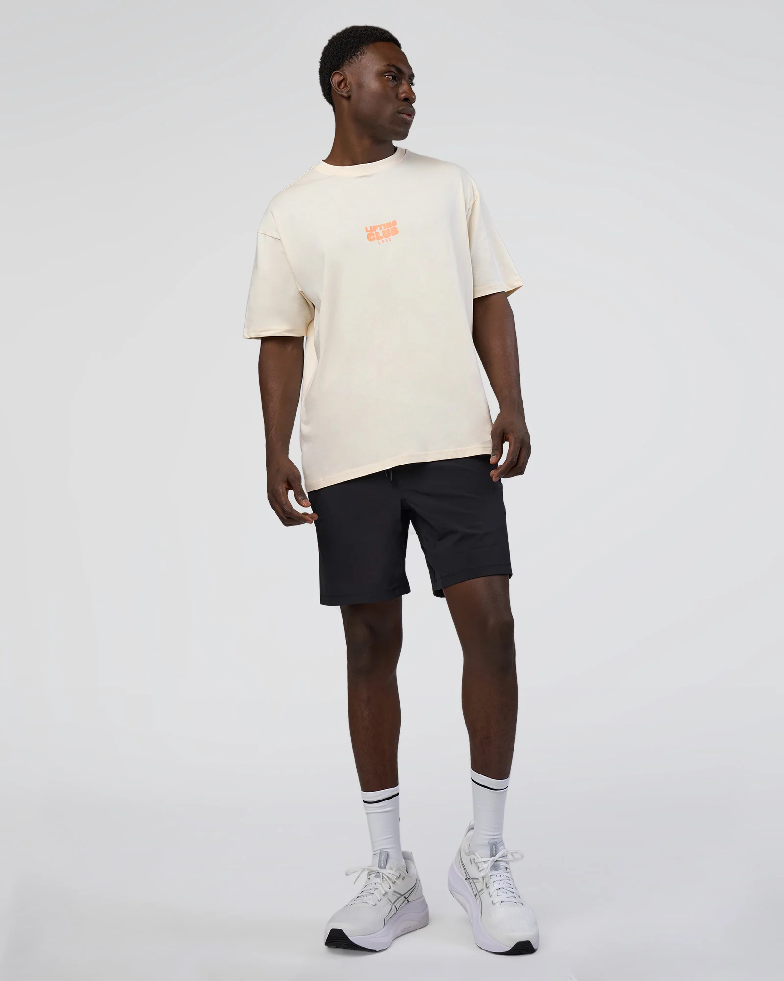 Kettle B FLXCotton Oversized Tee - Sugar Swizzle-Cantaloupe