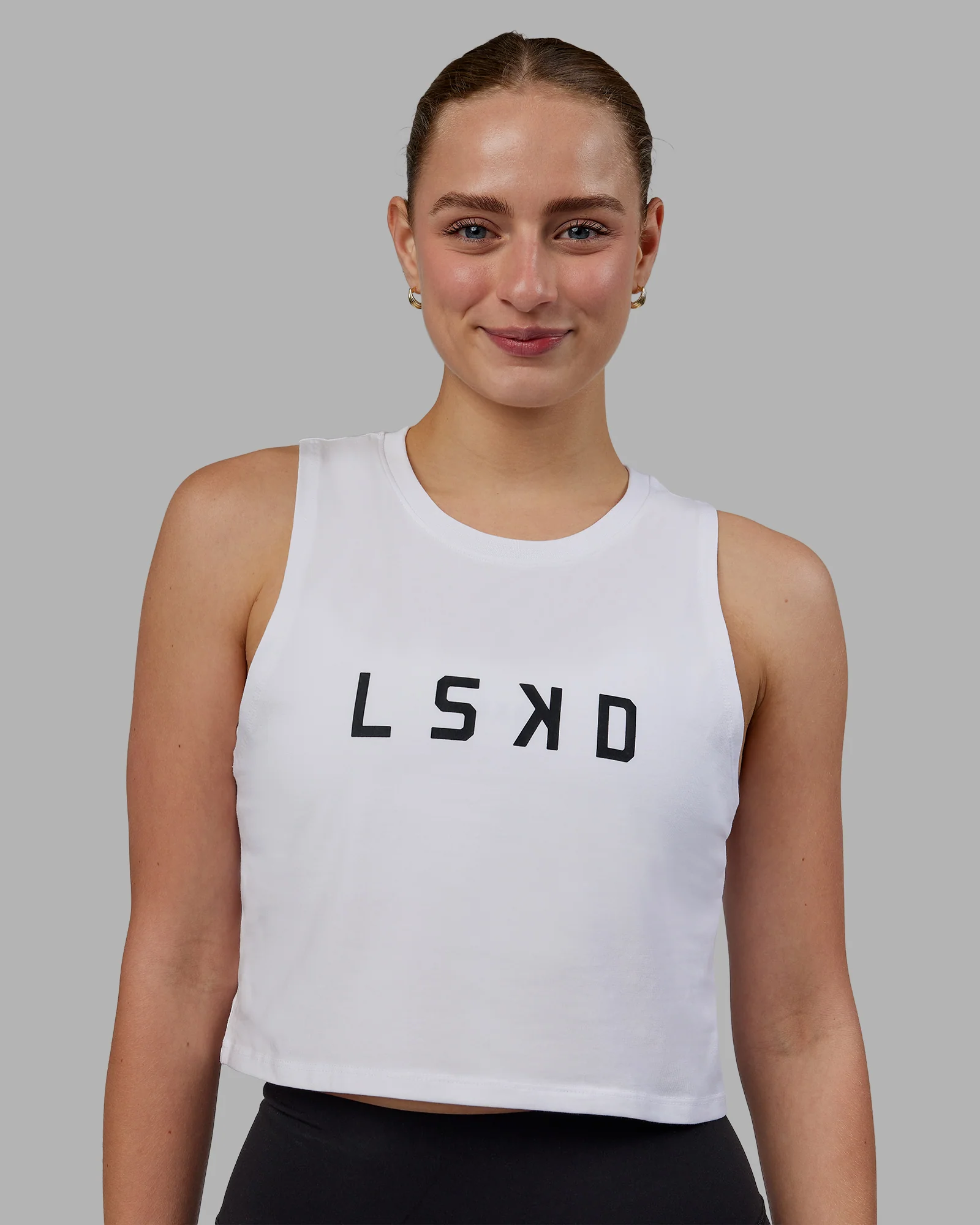 1484-agile-flxcotton-tank-white-black-1.webp Agile FLXCotton Tank - White-Black