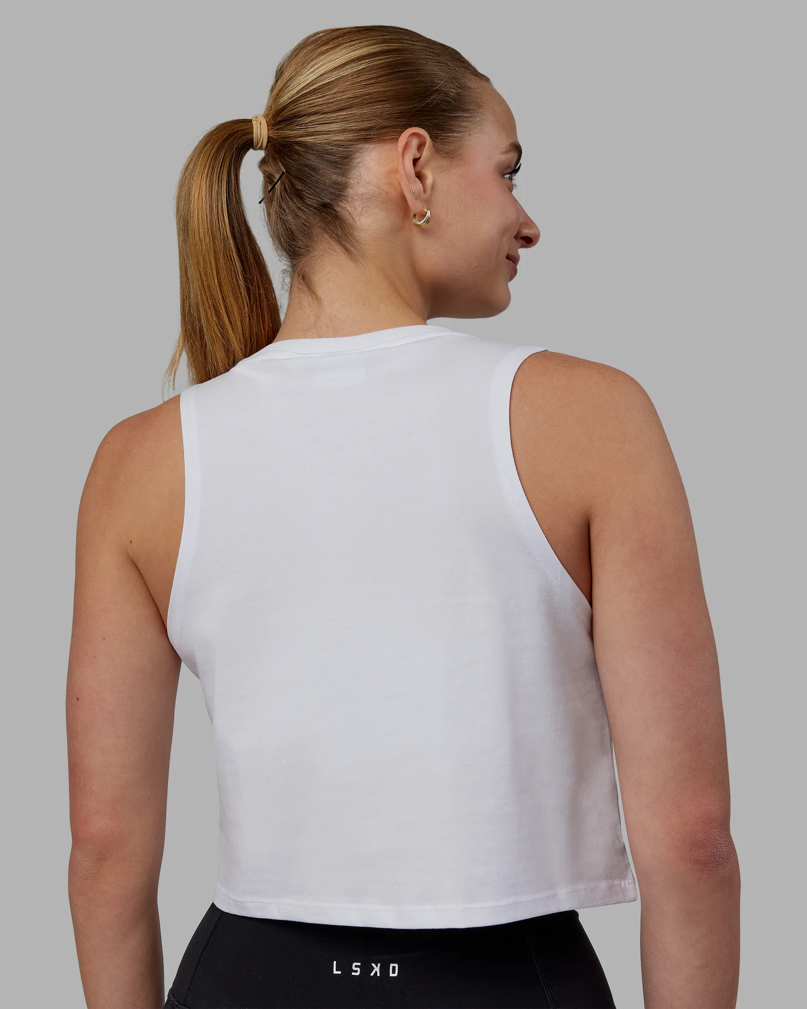 1484-agile-flxcotton-tank-white-black-3.webp Agile FLXCotton Tank - White-Black
