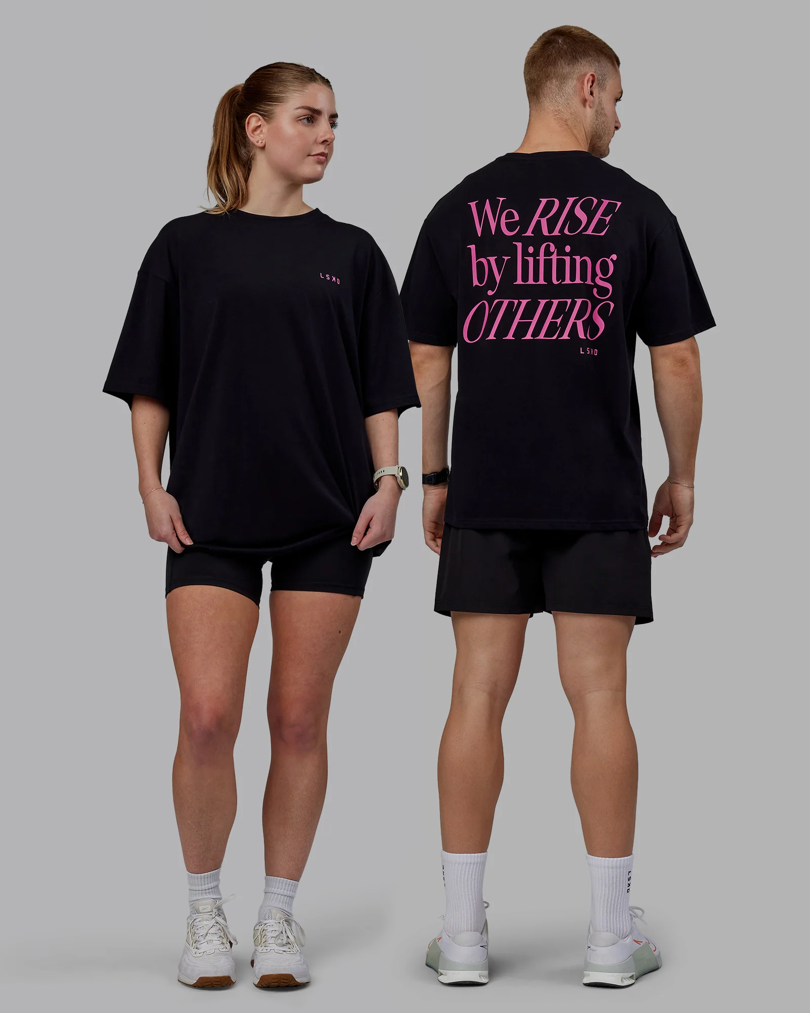 14843-unisex-lift-up-flxcotton-tee-oversize-black-fuschia-pink-1.webp Unisex Lift-Up FLXCotton Tee Oversize - Black-Fuschia Pink