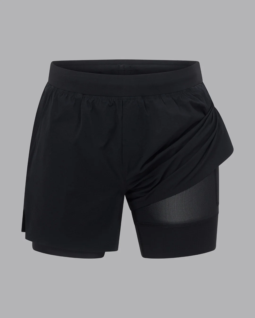 14853-black-reflective-xs-black-reflective-xs-variation-1.webp Hybrid Lined 5" Short - Black-Reflective