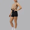 Go-To FLXCotton Tank - Warm Smoke-White