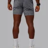 14878-washed-daily-short-5-circular-grey-4.webp Washed Daily Short 5" - Circular Grey
