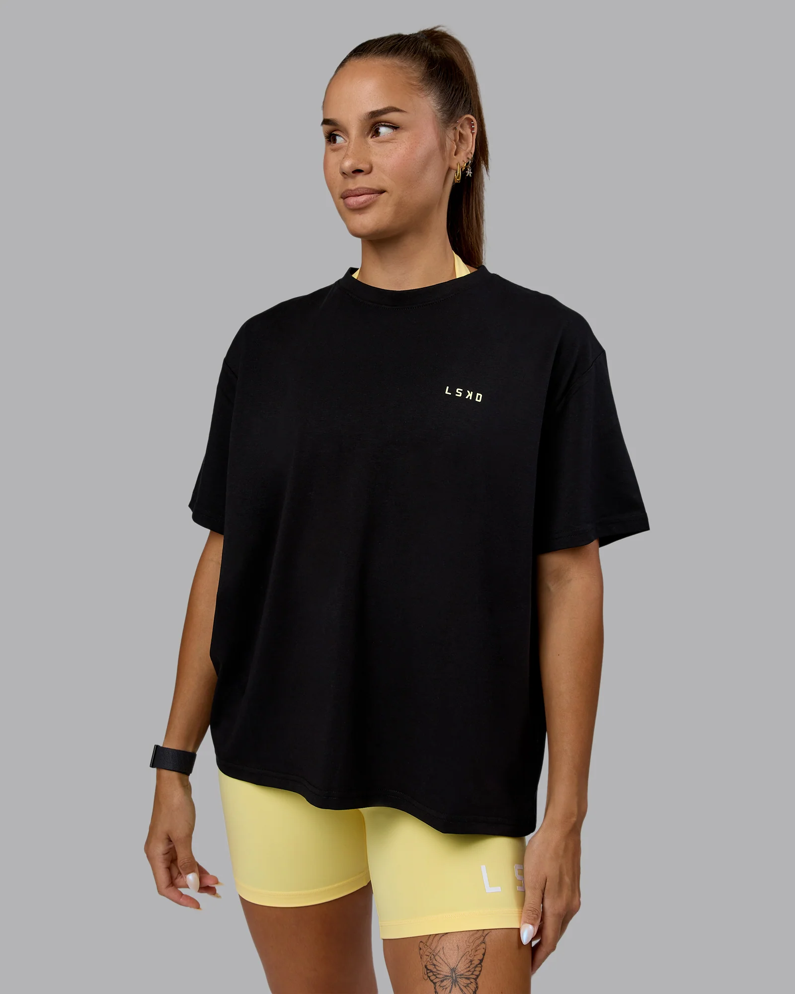 14903-go-to-we-rise-flxcotton-oversized-tee-black-glacial-blue-2.webp Go-To We Rise FLXCotton Oversized Tee - Black-Glacial Blue