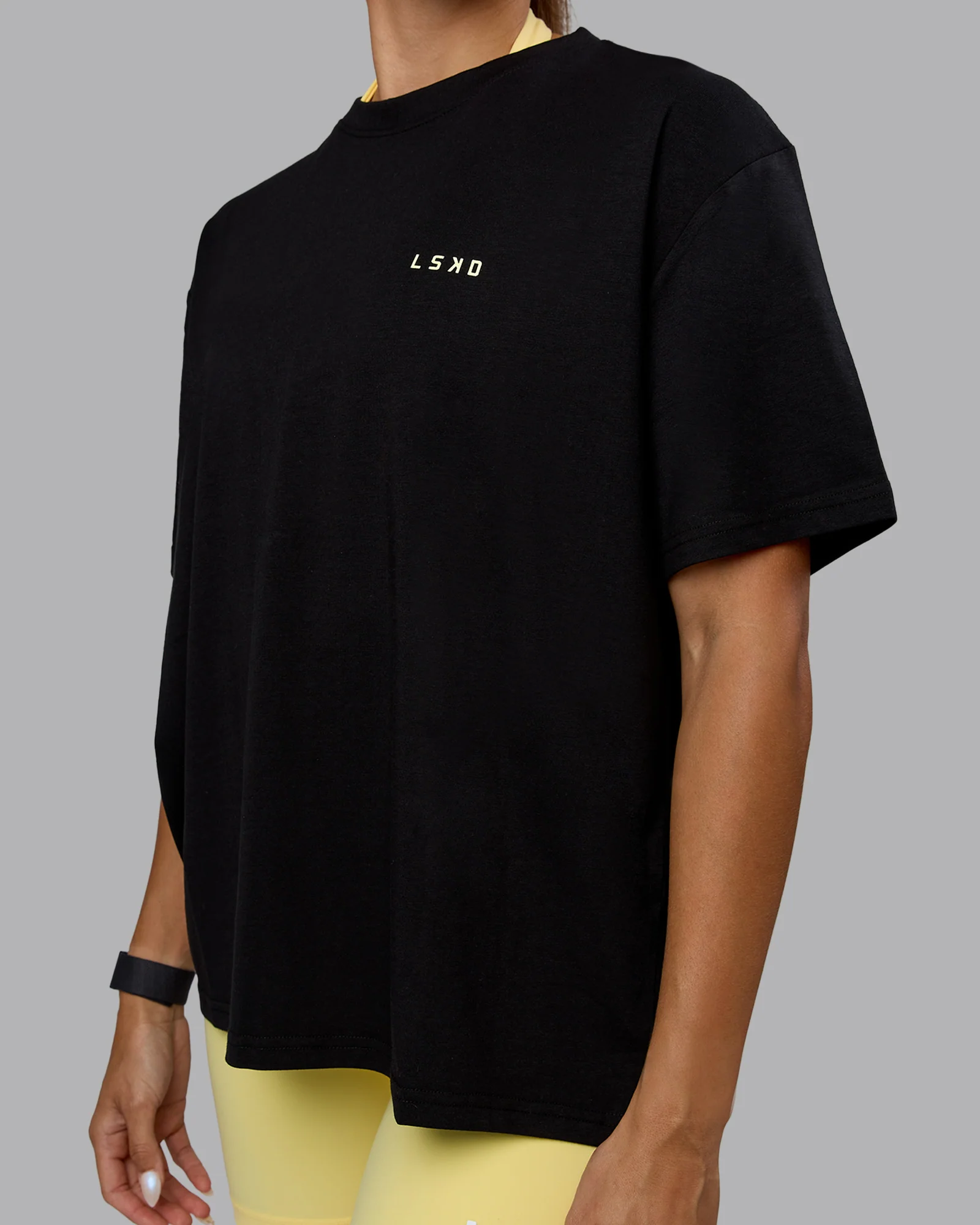 14903-go-to-we-rise-flxcotton-oversized-tee-black-glacial-blue-4.webp Go-To We Rise FLXCotton Oversized Tee - Black-Glacial Blue