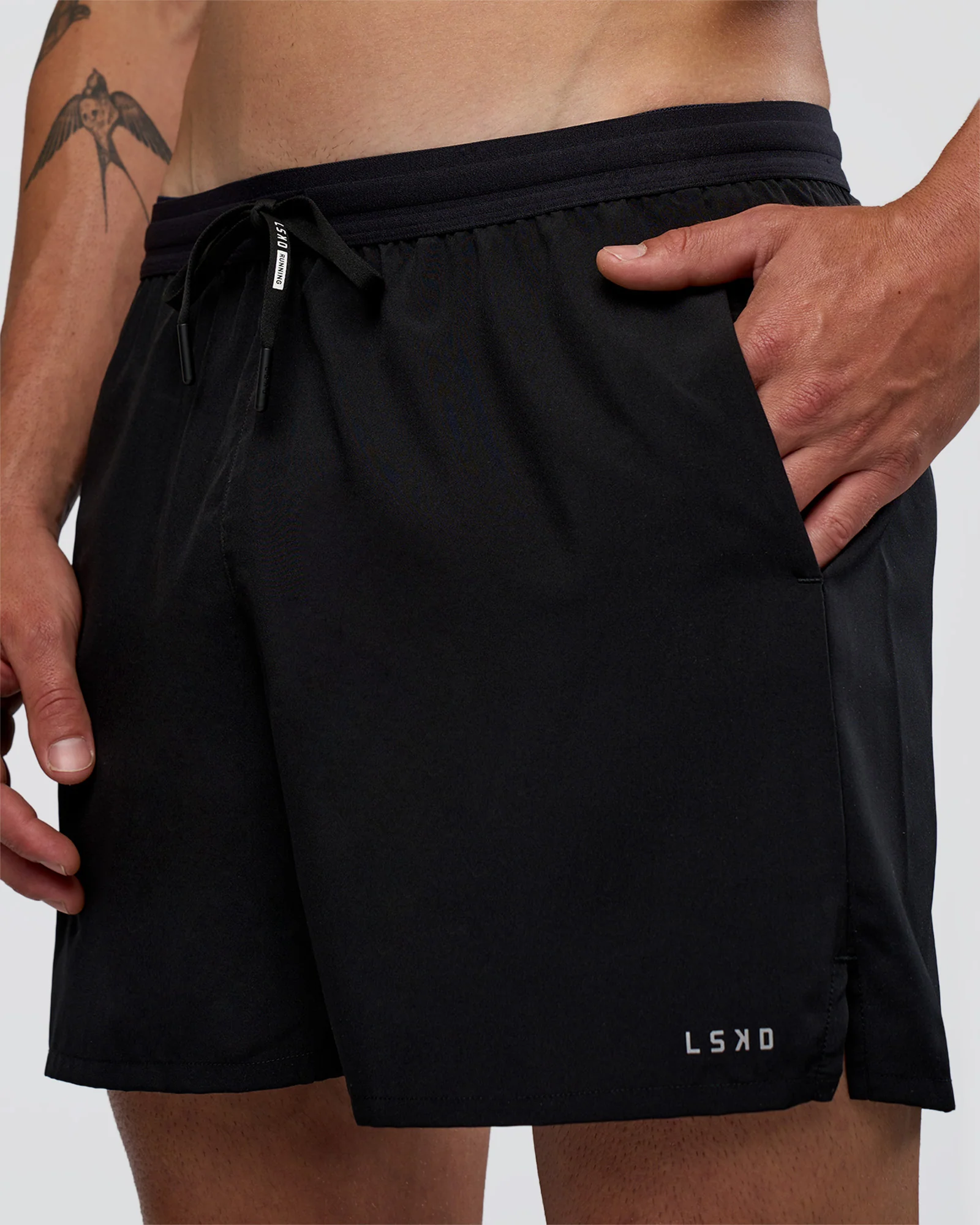 14921-pace-5-running-short-black-2.webp Pace 5" Running Short - Black