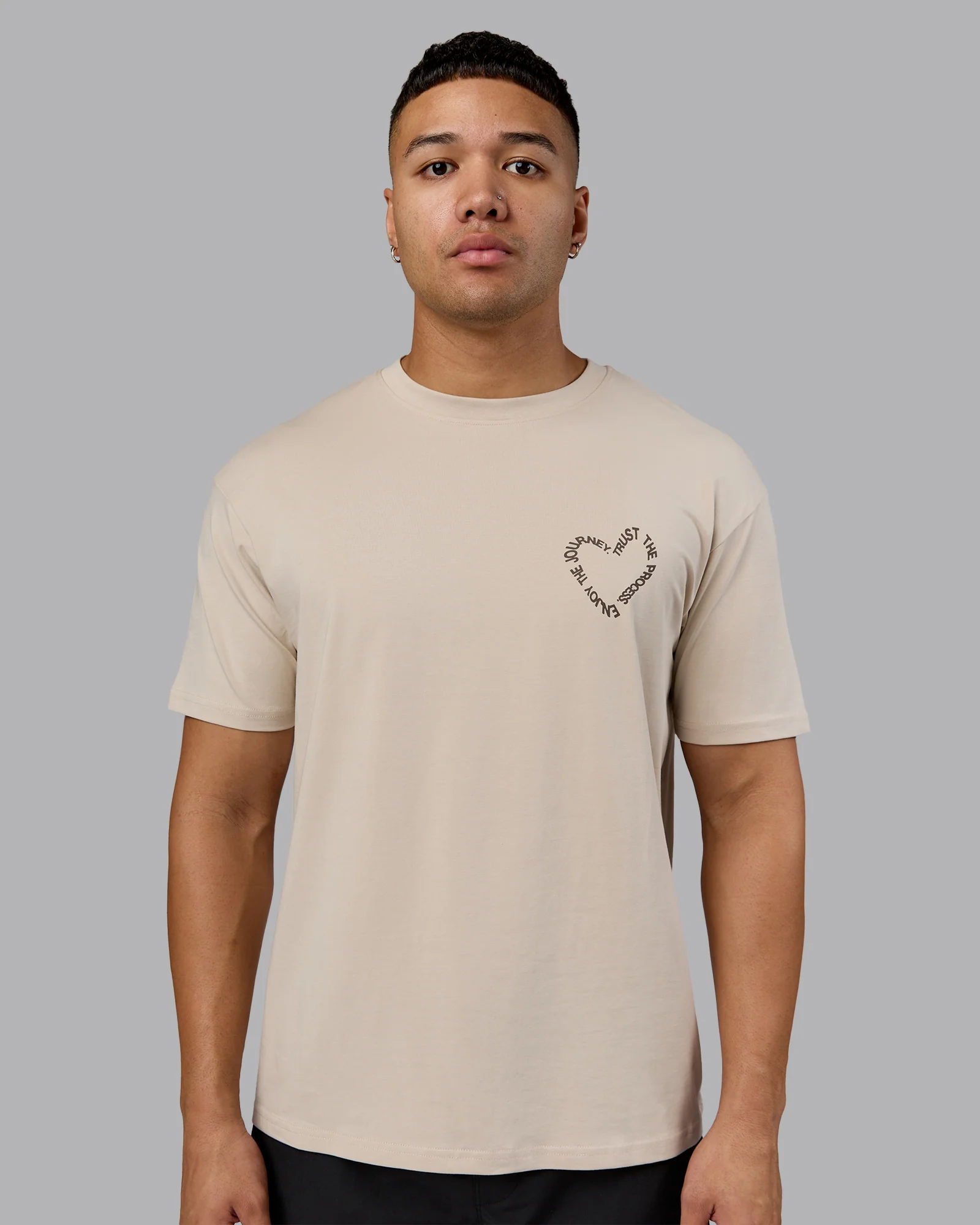 14929-love-the-process-flxcotton-oversize-tee-shale-beige-choc-4.webp Love The Process FLXCotton Oversize Tee - Shale Beige-Choc