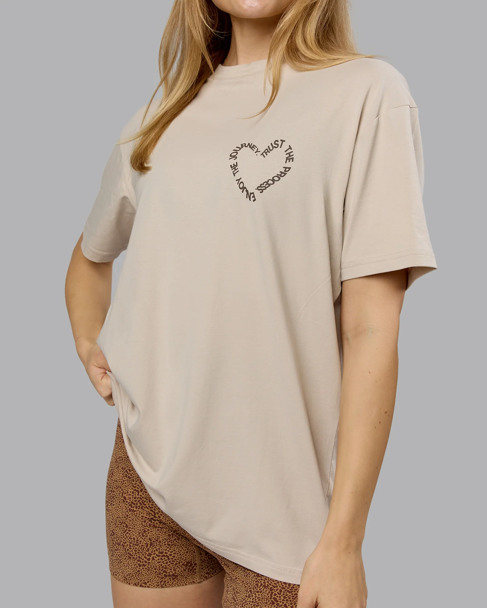 14929-love-the-process-flxcotton-oversize-tee-shale-beige-choc-8.webp Love The Process FLXCotton Oversize Tee - Shale Beige-Choc