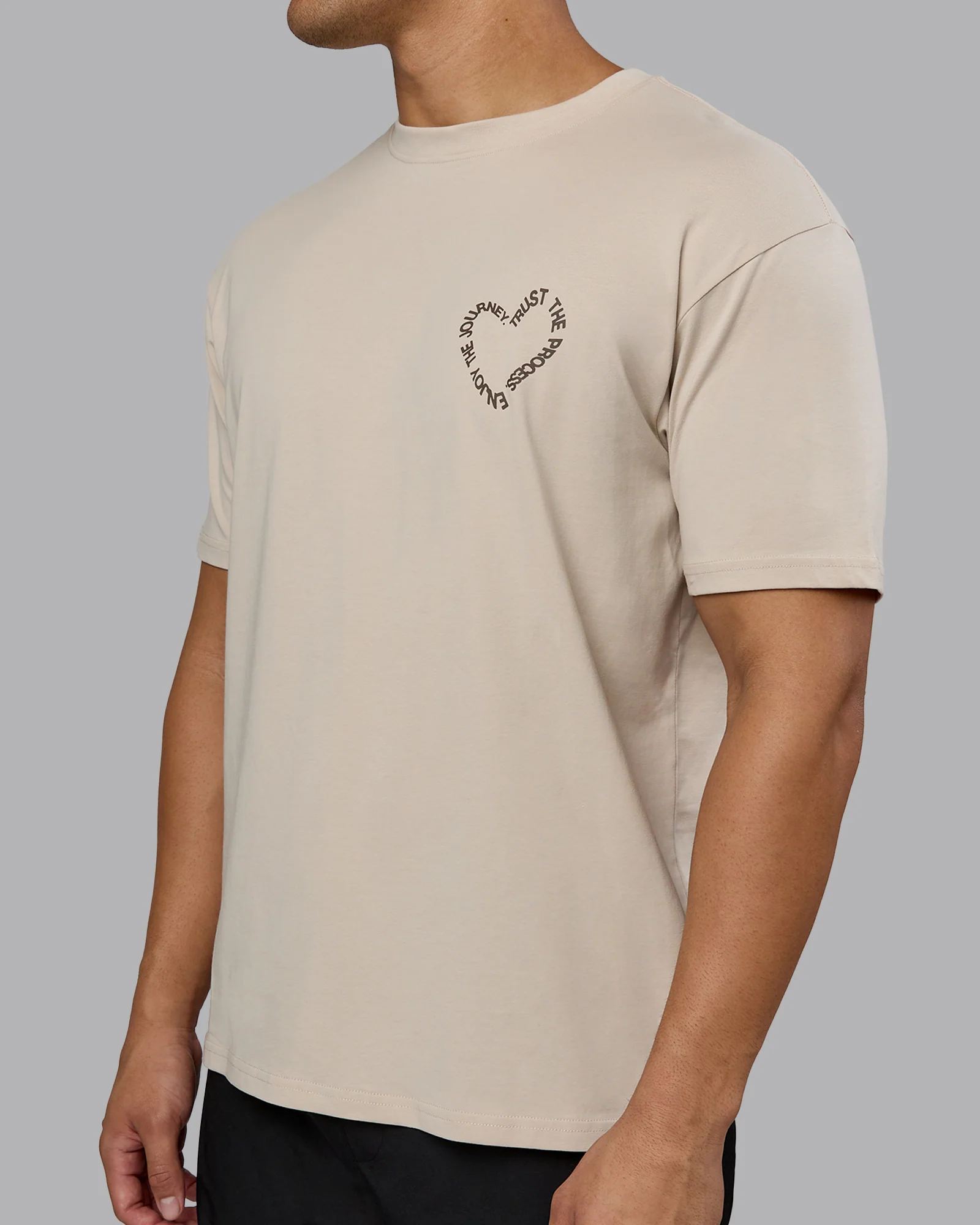 14929-love-the-process-flxcotton-oversize-tee-shale-beige-choc-9.webp Love The Process FLXCotton Oversize Tee - Shale Beige-Choc