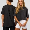 Shadow Mode FLXCotton Oversized Tee - Black Washed