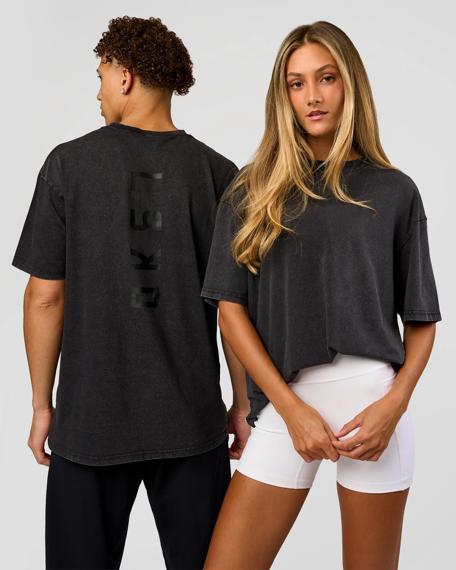 Shadow Mode FLXCotton Oversized Tee - Black Washed