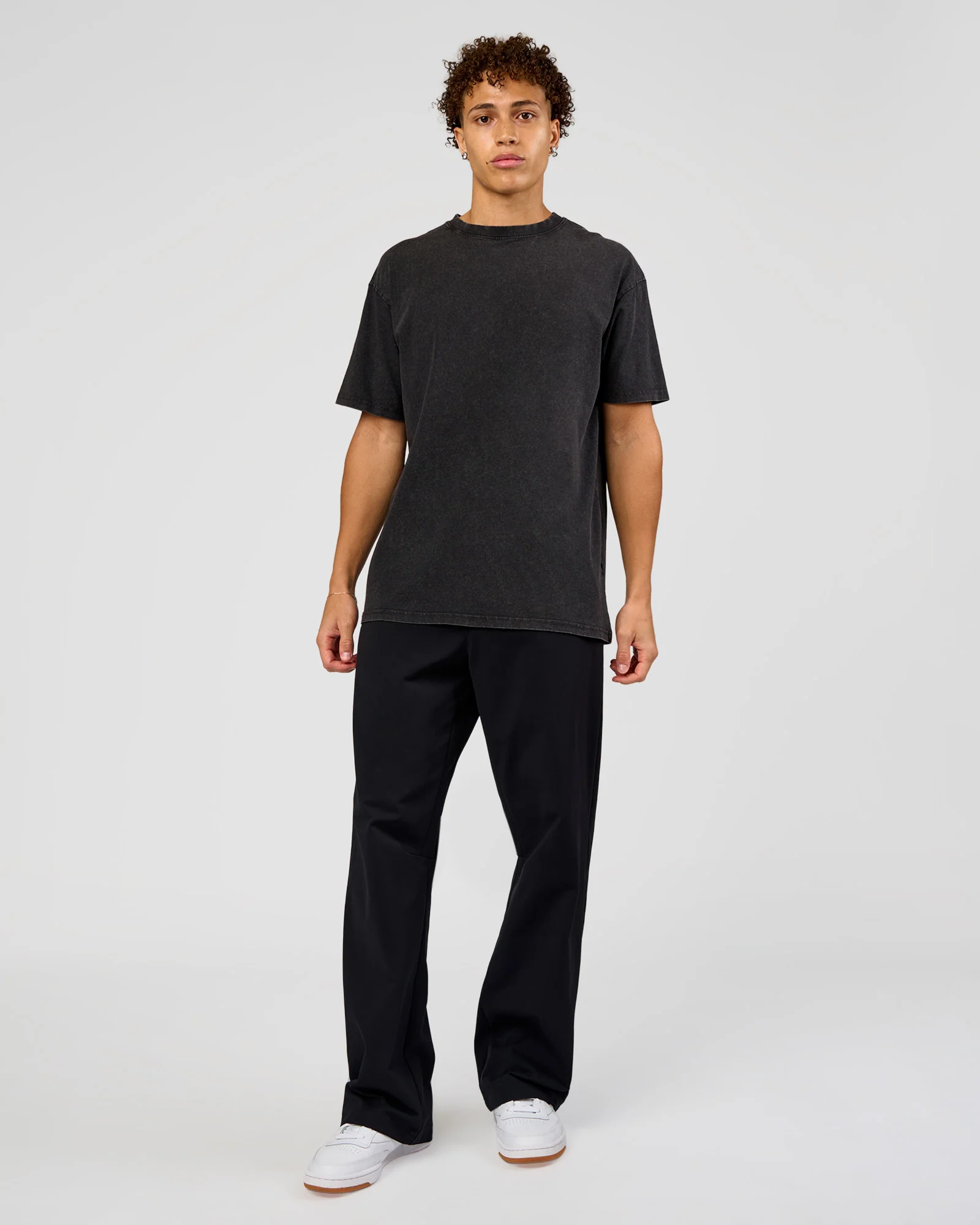 Shadow Mode FLXCotton Oversized Tee - Black Washed