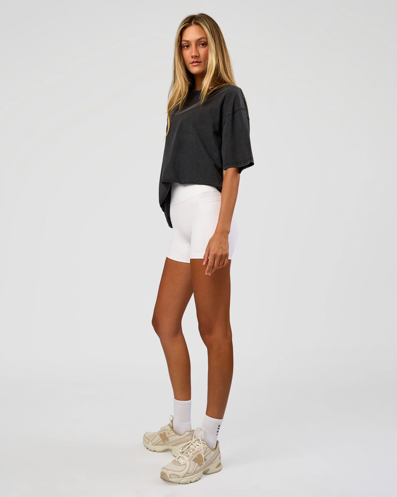 Shadow Mode FLXCotton Oversized Tee - Black Washed