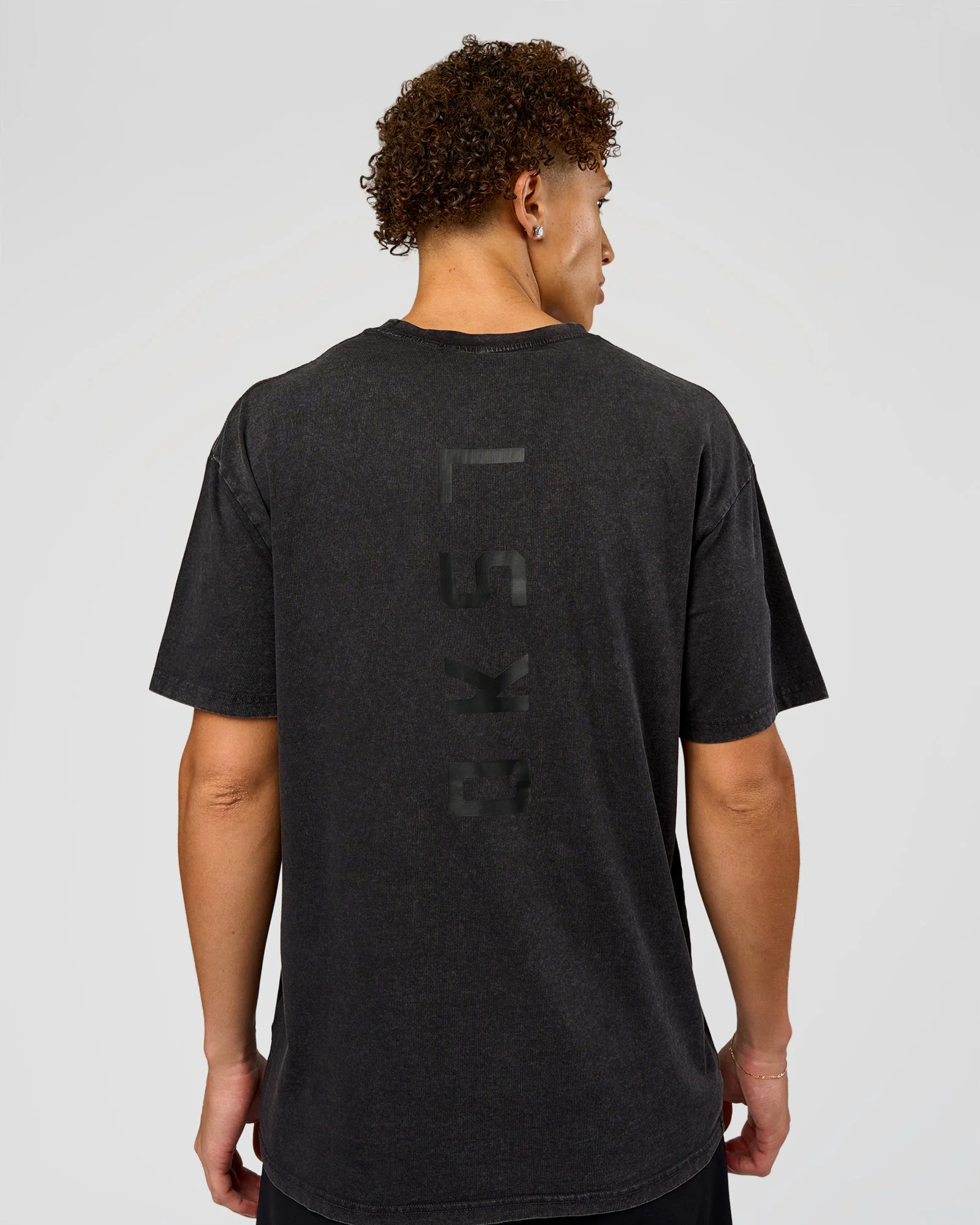 Shadow Mode FLXCotton Oversized Tee - Black Washed