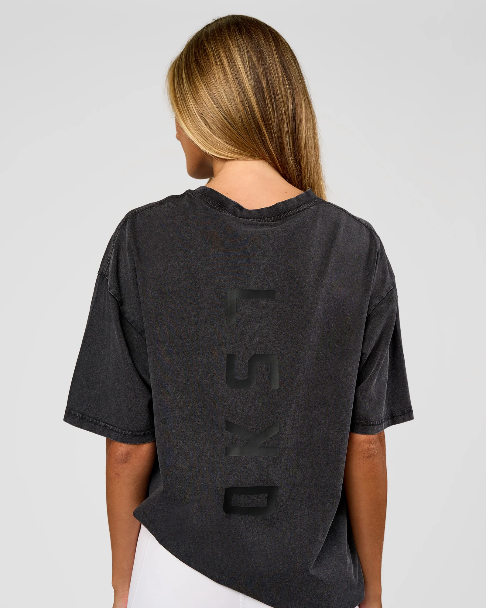 Shadow Mode FLXCotton Oversized Tee - Black Washed