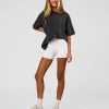 Shadow Mode FLXCotton Oversized Tee - Black Washed