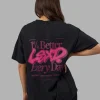 Break Through Heavyweight Oversized Tee - Black Washed-Plum Caspia