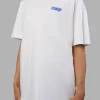 Break Through Heavyweight Oversized Tee - White-Power Cobalt