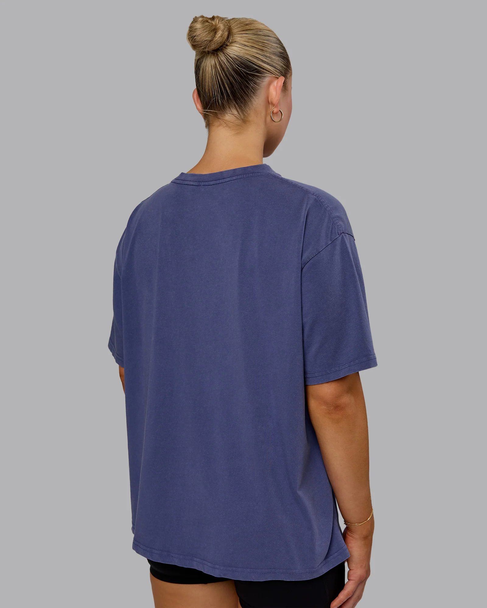 Go-To FLXCotton Oversized Tee Washed - Future Dusk