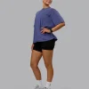 Go-To FLXCotton Oversized Tee Washed - Future Dusk