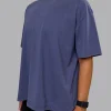 Go-To FLXCotton Oversized Tee Washed - Future Dusk