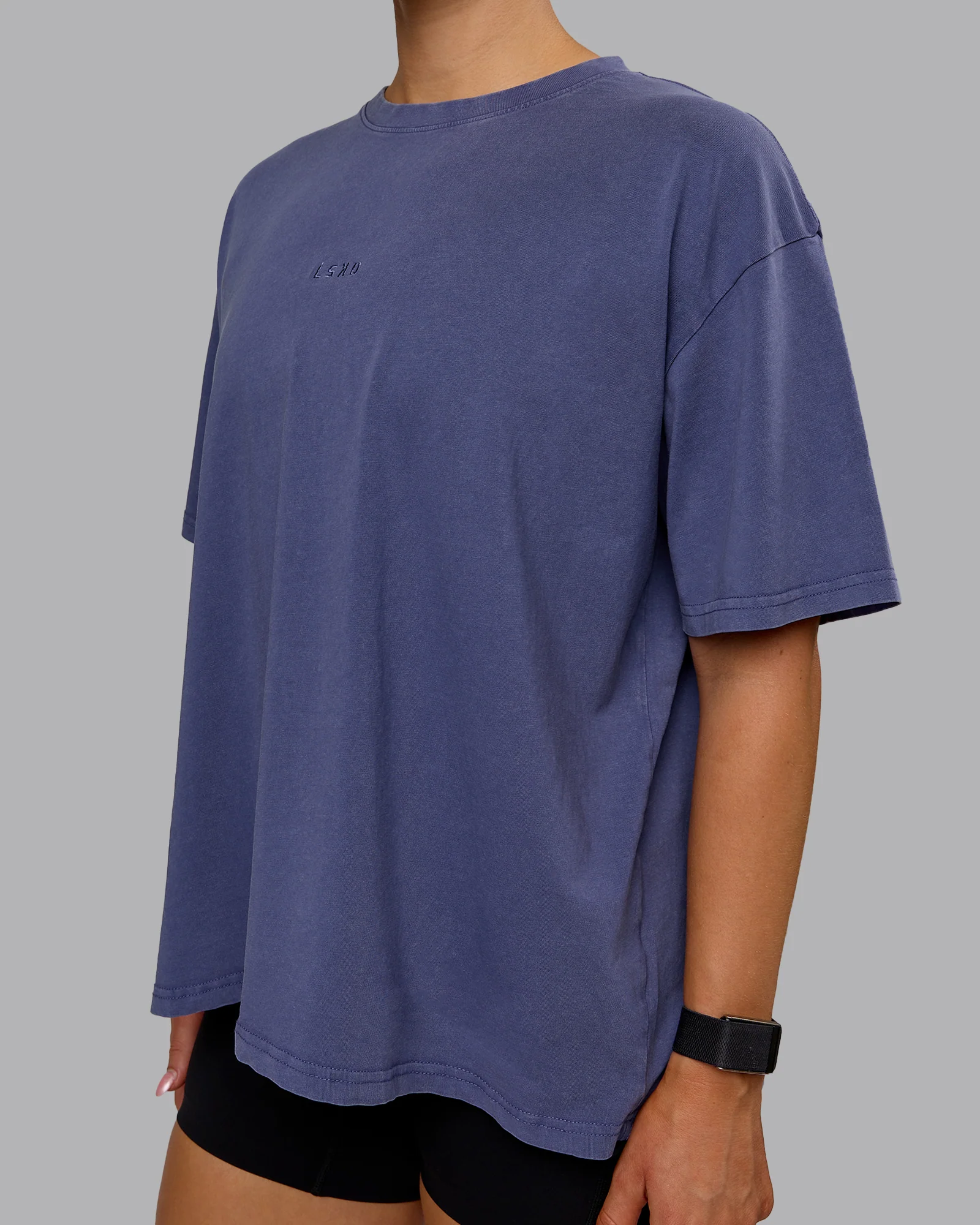 Go-To FLXCotton Oversized Tee Washed - Future Dusk
