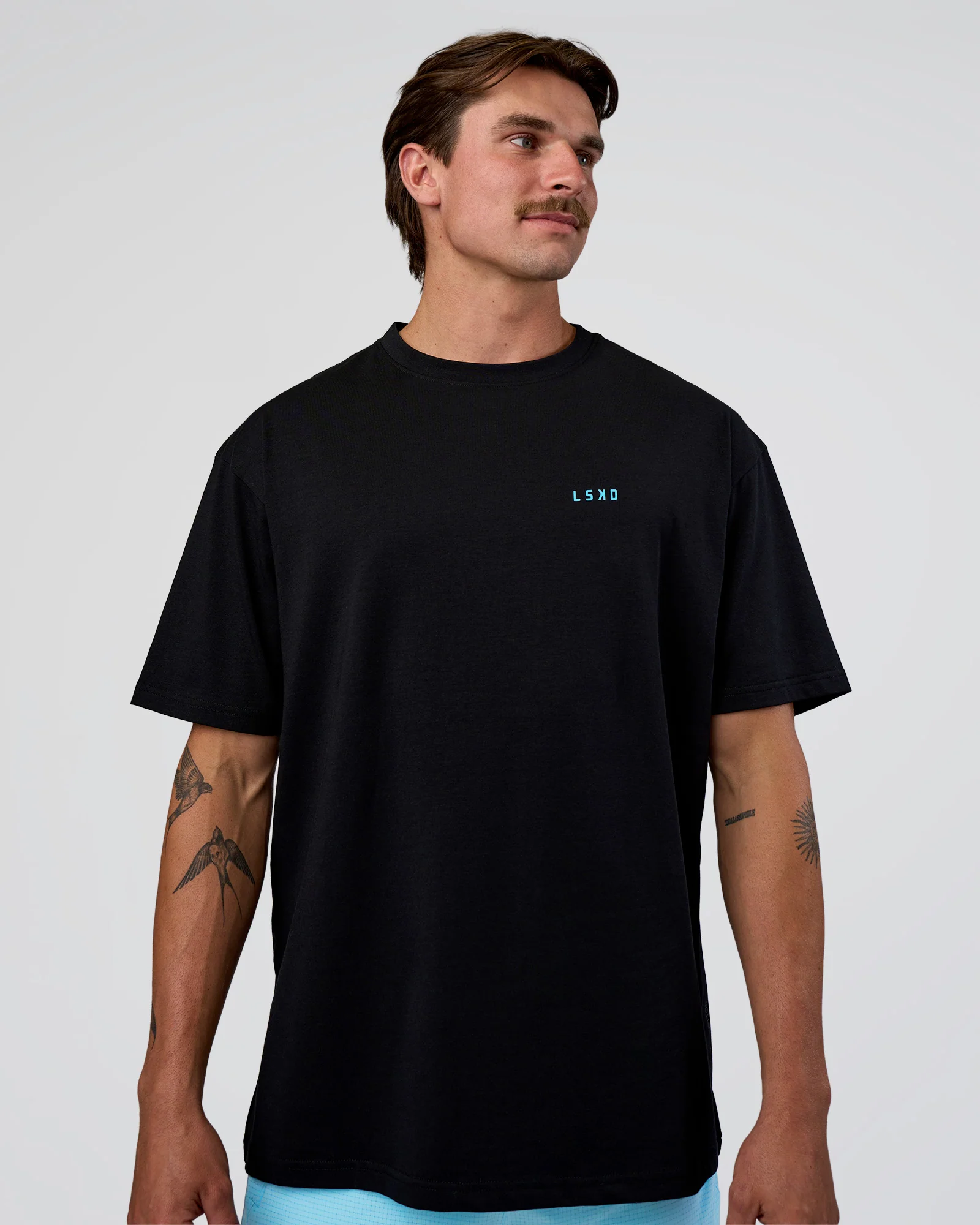 Unfit Club FLXCotton Oversized Tee - Black-White