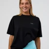 Unfit Club FLXCotton Oversized Tee - Black-White
