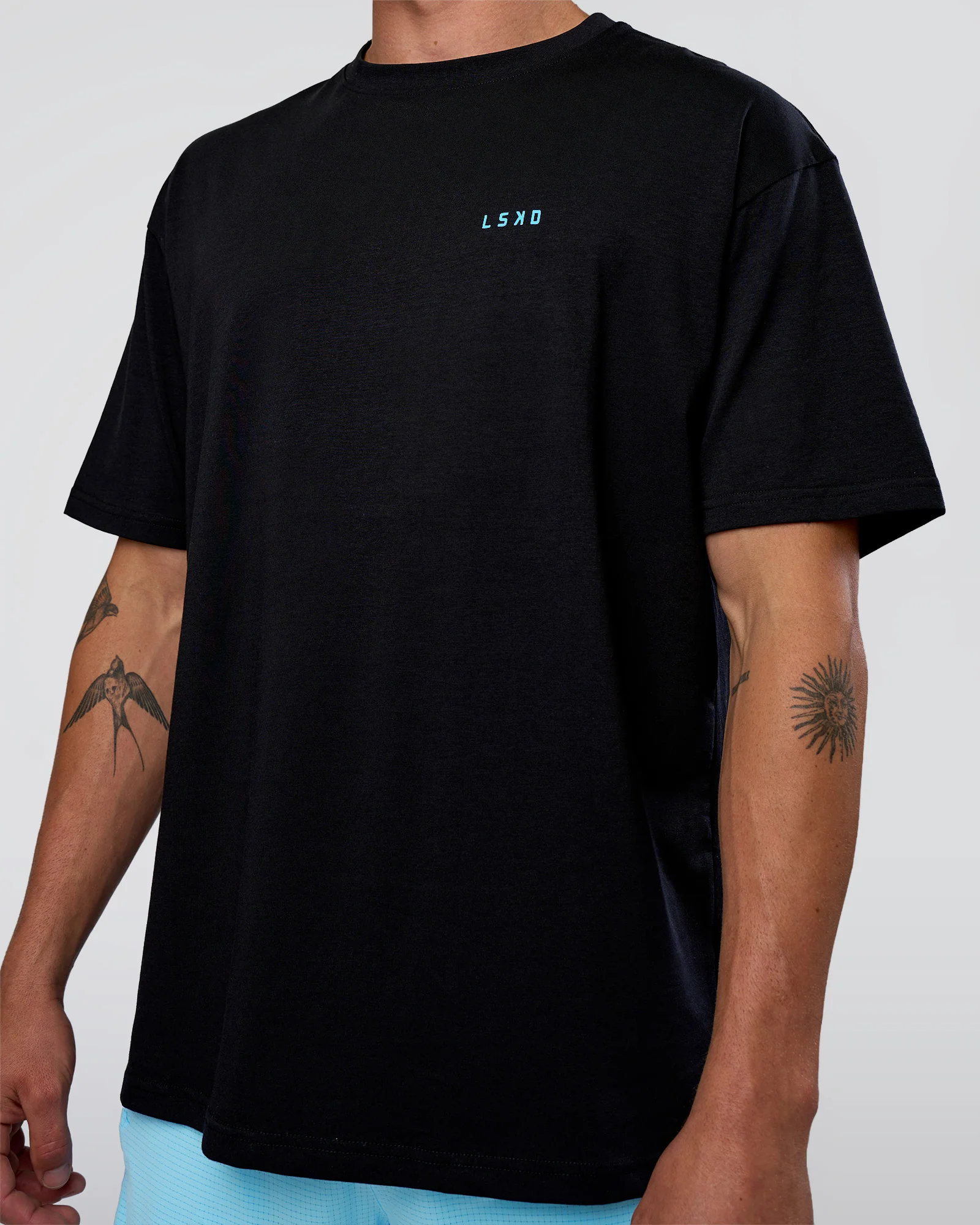 Unfit Club FLXCotton Oversized Tee - Black-White