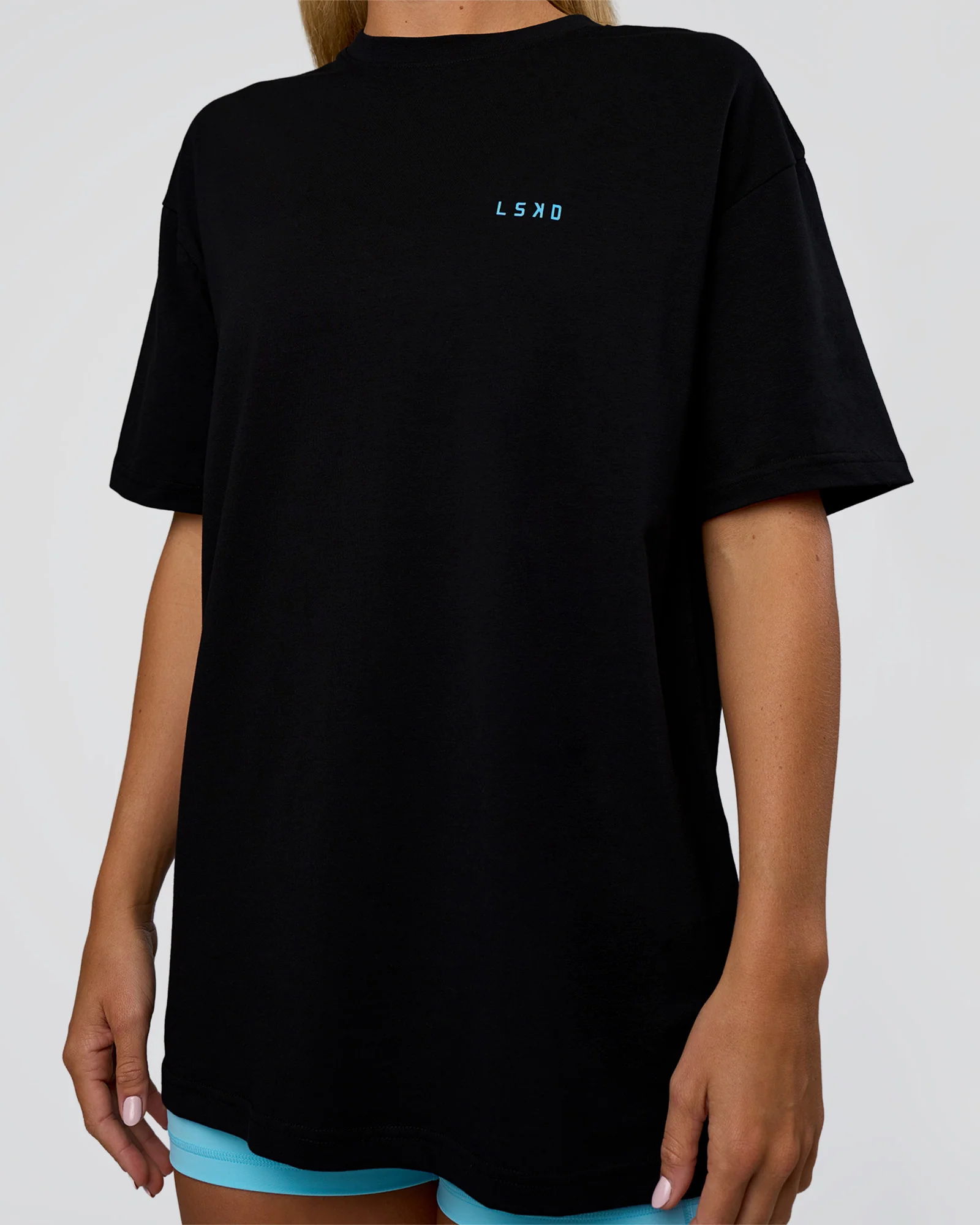 Unfit Club FLXCotton Oversized Tee - Black-White