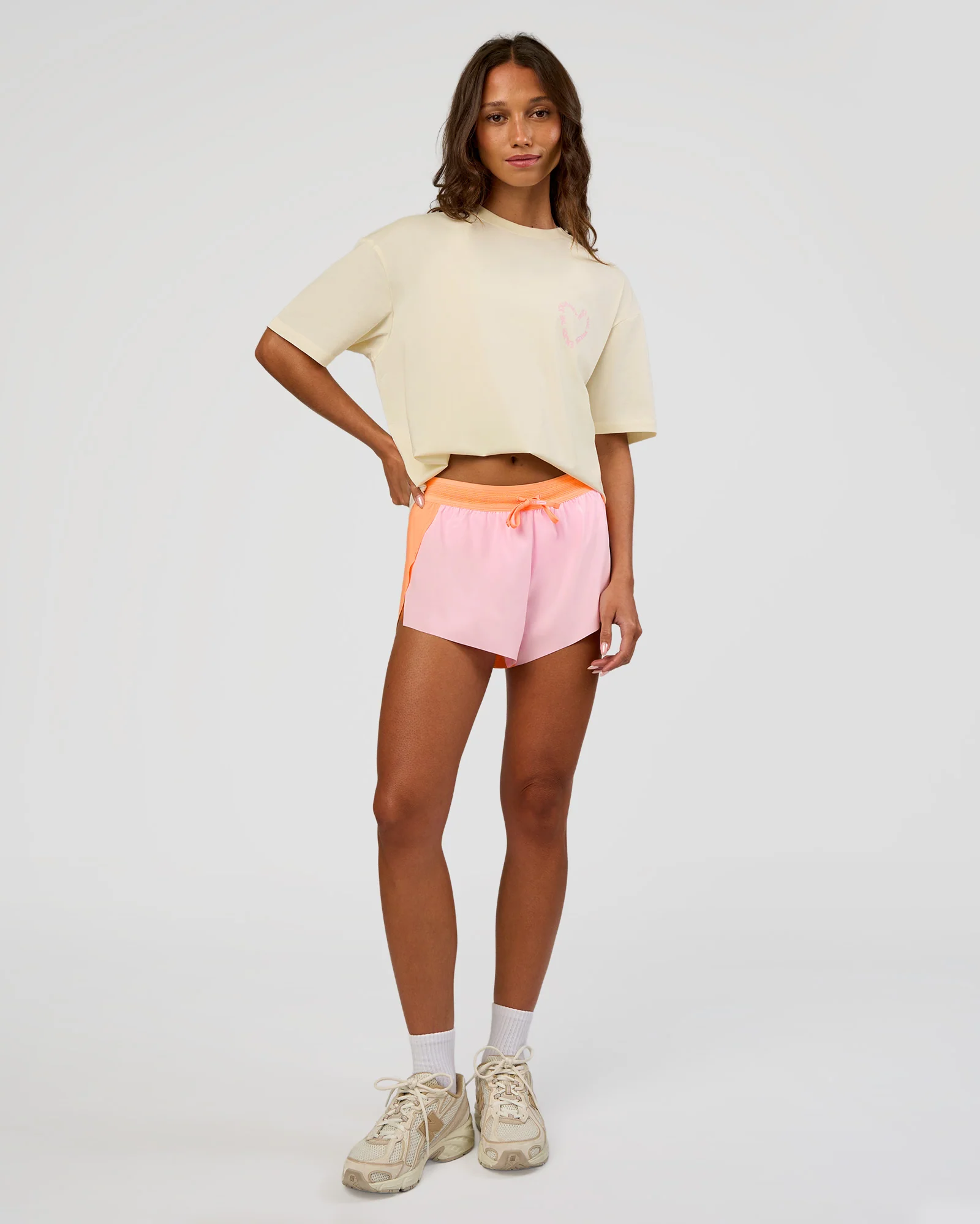 Love The Process FLXCotton Oversize Tee - Off White-Marshmallow