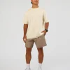 Love The Process FLXCotton Oversize Tee - Off White-Marshmallow