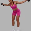 Challenger Sports Bra - Fuchsia Pink