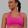 Challenger Sports Bra - Fuchsia Pink