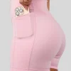 Fusion V-Contour Ultra High-Rise 4" Short Pockets - Marshmallow