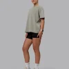 Go-To FLXCotton Oversized Tee Washed - Elephant